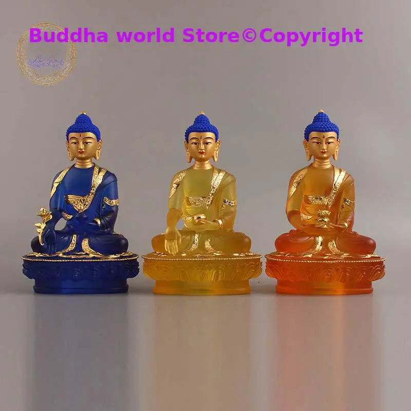 2025 Southeast Asia faith home Store SAFE GOOD LUCK Talisman Amitabha Sakyamuni Medicine Phra Sompo Gods Buddha statue FENG SHUI