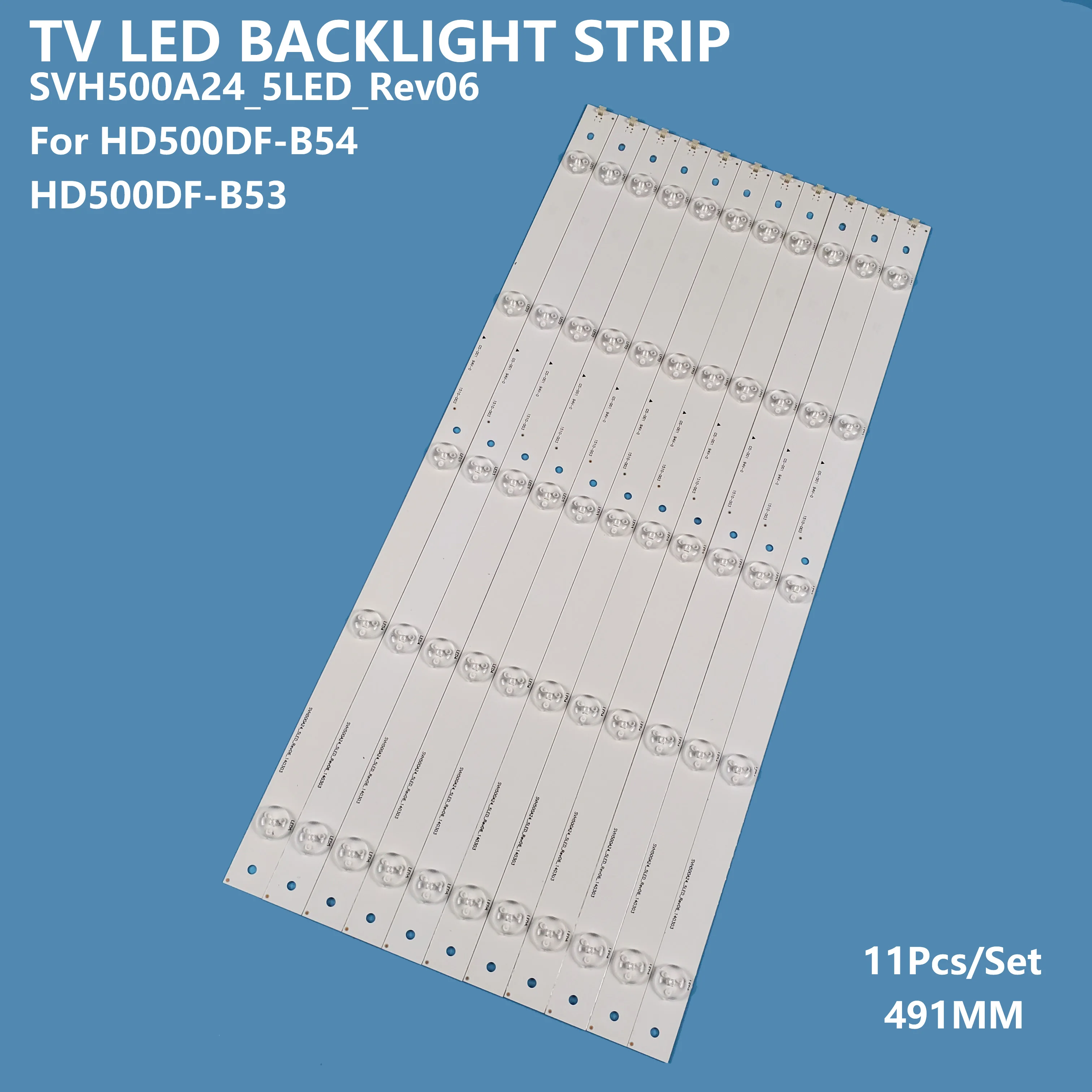 ل 50 بوصة التلفزيون قطاع ضوء الخلفية SVH500A24_5LED_Rev06 لشريط HD500DF-B54 التلفزيون الخلفية led HD500DF-B53