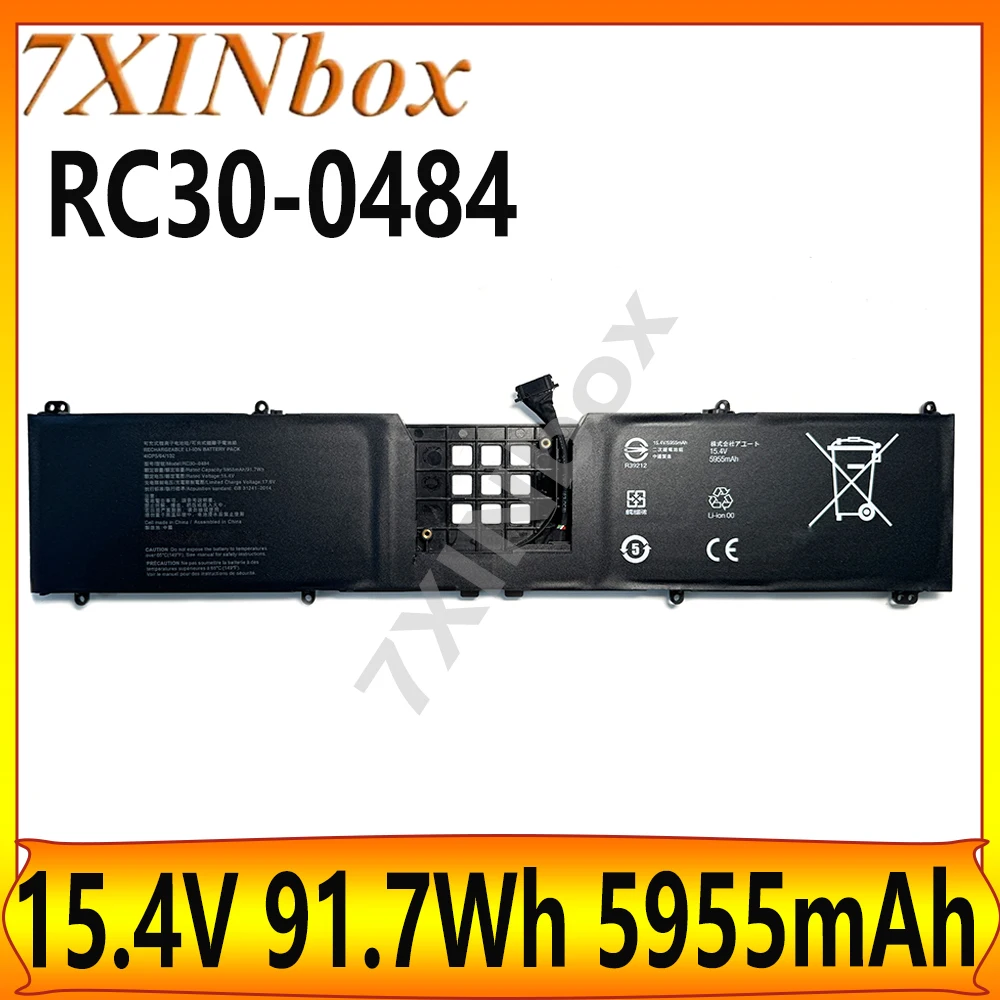 7XINbox RC30-0484 15.4V 91.7Wh 5955mAh Battery For Razer Blade 18 2023 RZ09-0484X 2024 RZ09-0509 RZ09-0484 RZ09-0484SEH3-R3E1