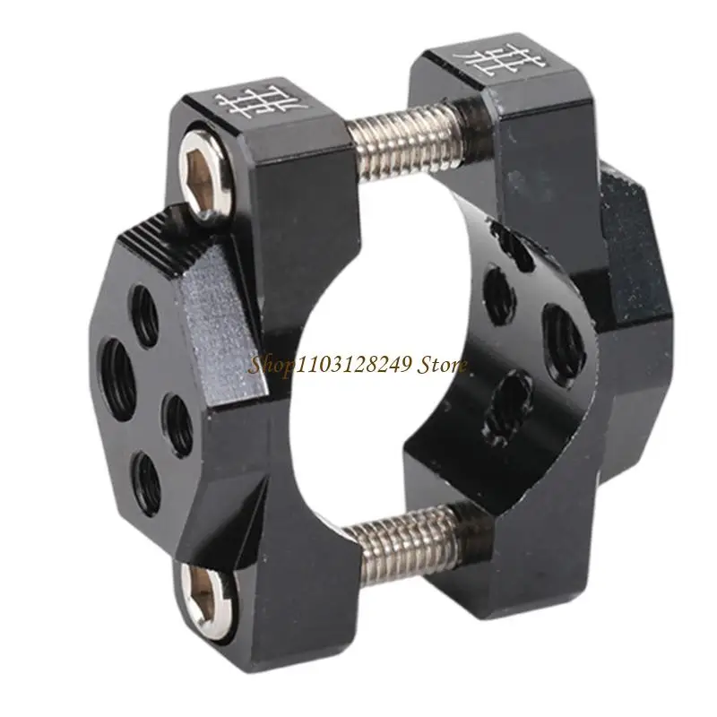 N5KD Motorcycle 32-54mm Bracket Bumper Clamp Headlight Mount Clips Handlebar Holder