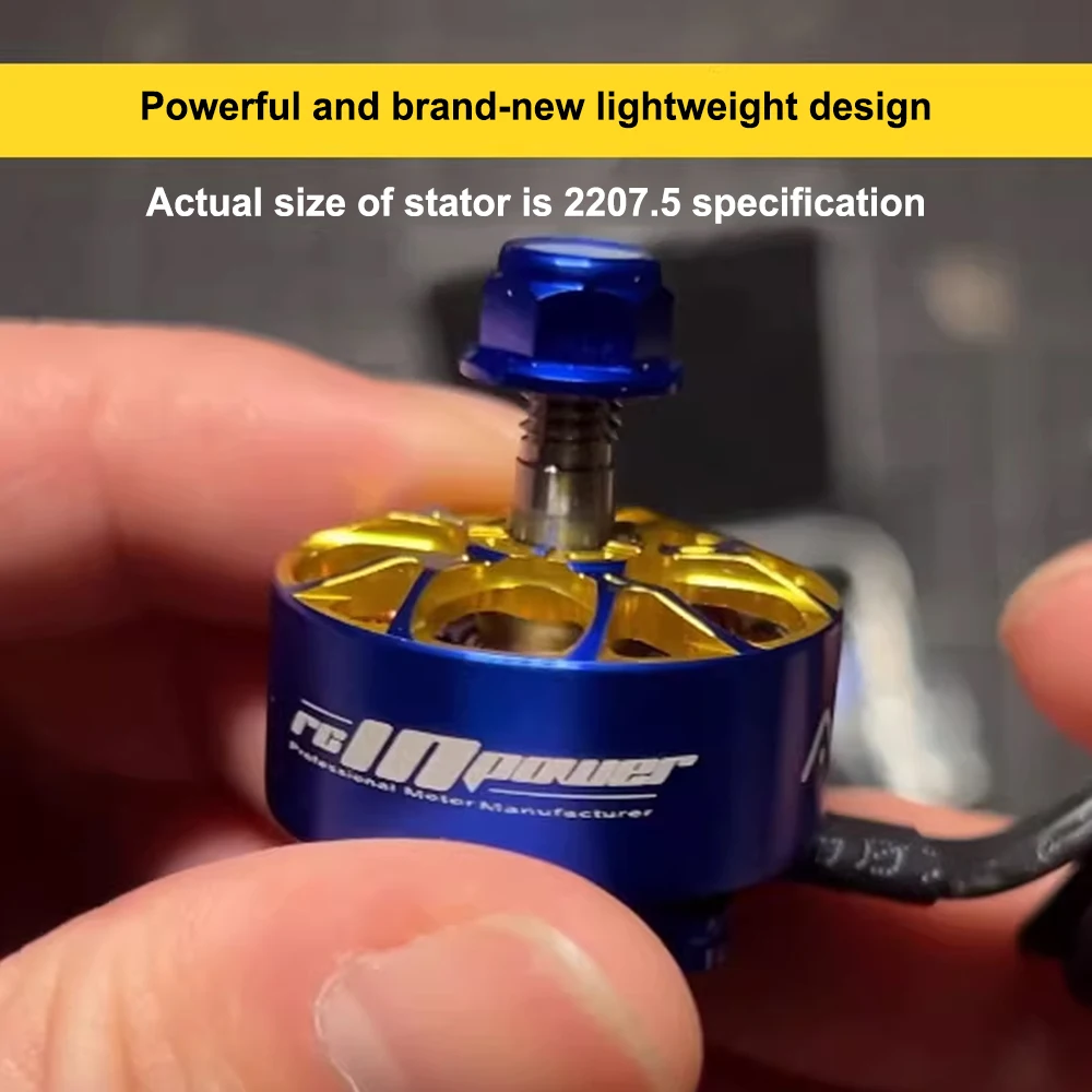 Rcinpower AOS Supernova 2207 Brushless Motor 1570 1980KV 6-8S High Power High Efficiency FPV  Compatible with AOS Frame Gear
