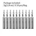10pcs 5g sinkers