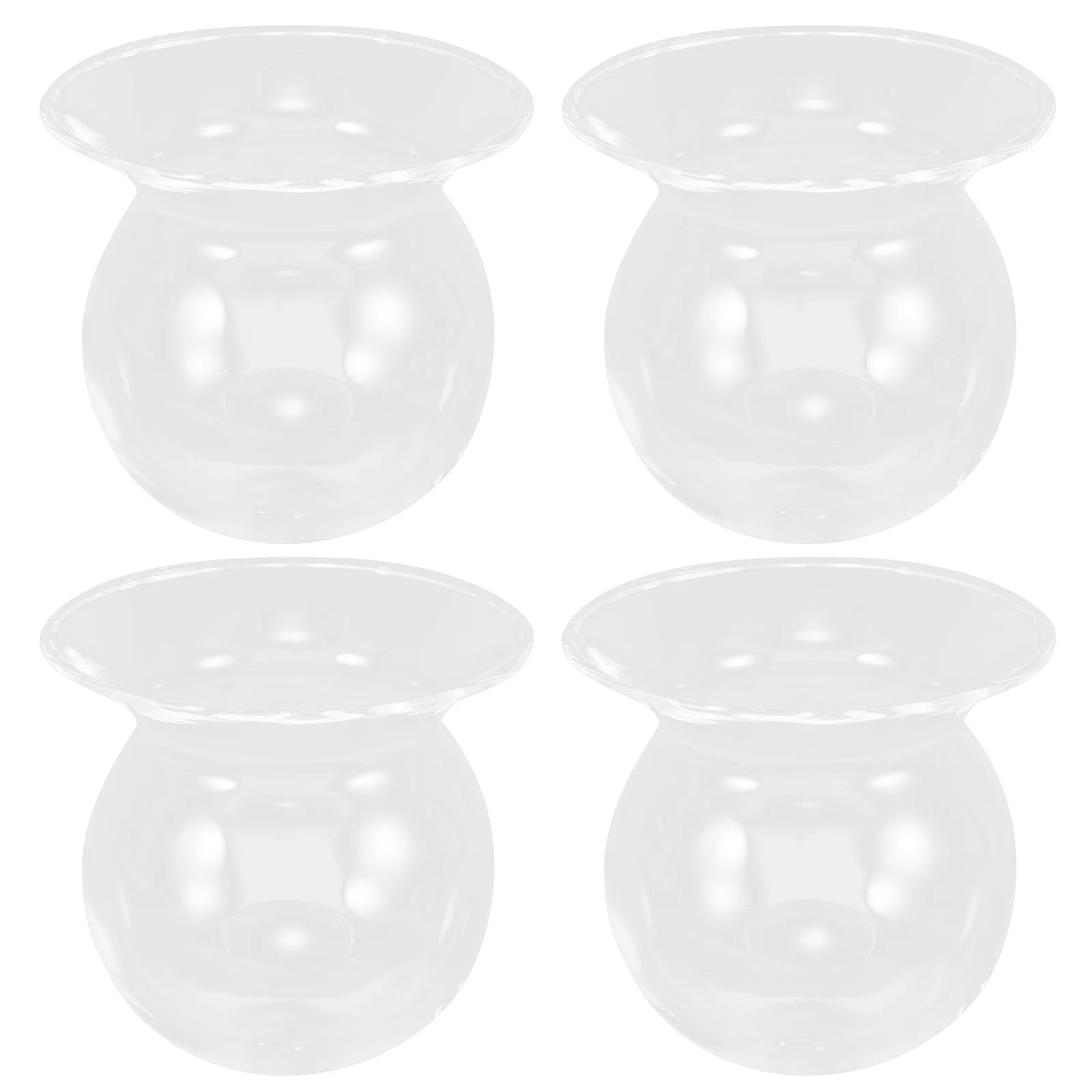 

4Pcs Glass Vase Minimalist Hydroponic Planter Propagation Station Table Centerpiece Glass Vase for Home Decor Farmhouse