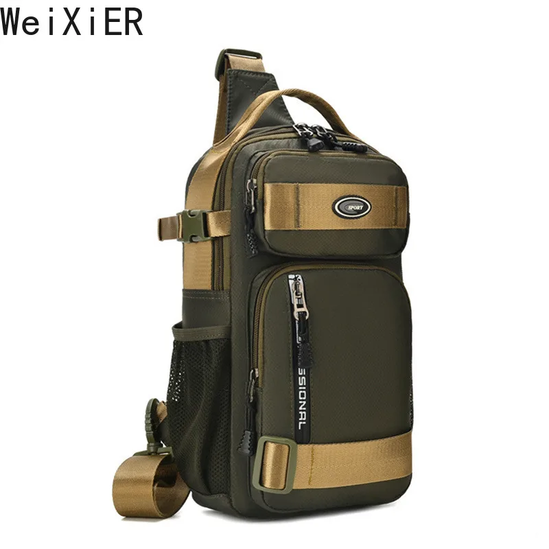 Running Outdoor Cycling Sling Crossbody Male Travel Trend High Capacity Sport Chest Bag Fashion Multifunction Men's Shoulder Bag