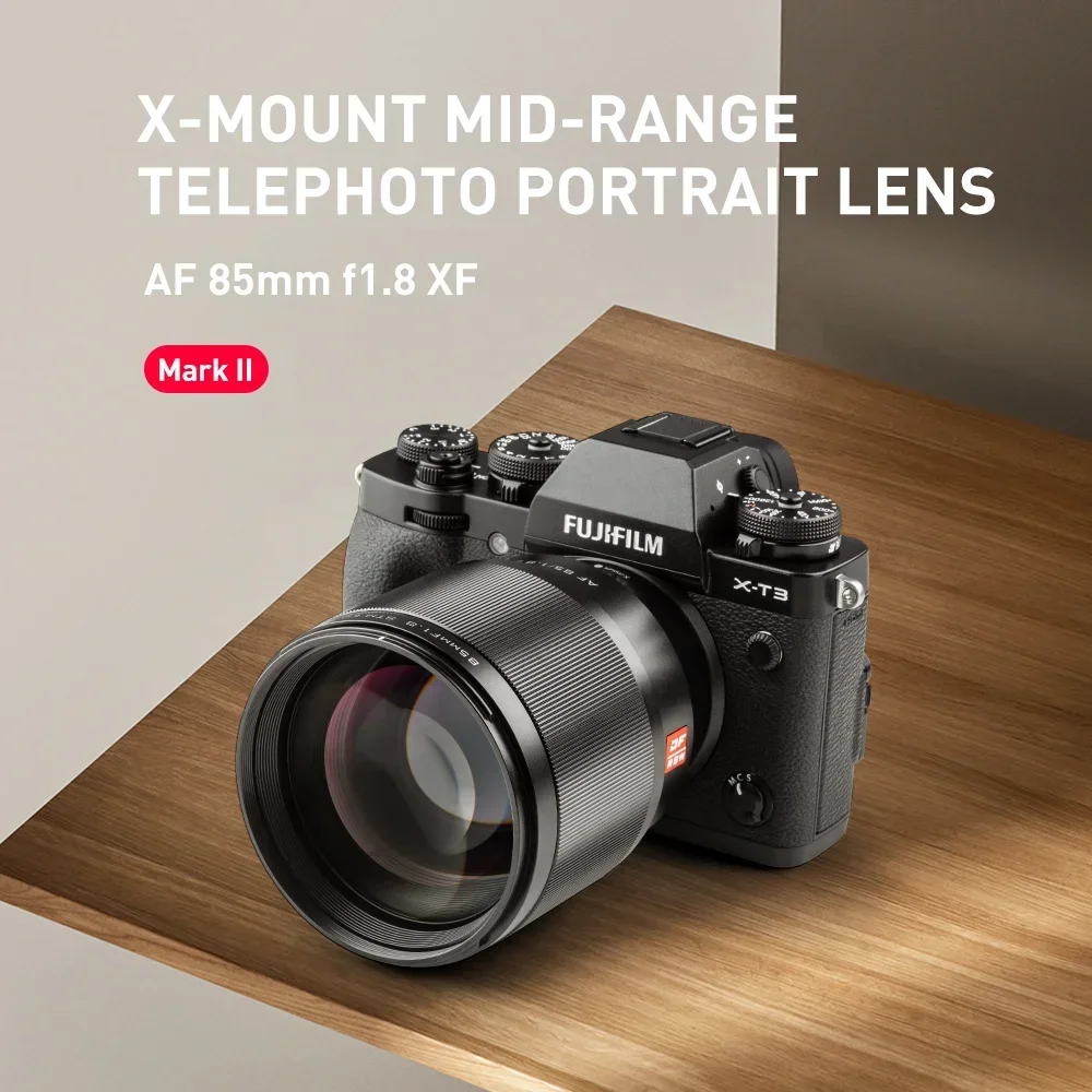 IN STOCK VILTROX AF 85mm F1.8 XF-Mount Mark II STM Auto Focus Fixed Focus Lens F1.8 Lens for Camera Fuji Fujifilm X-mount X-T3 X