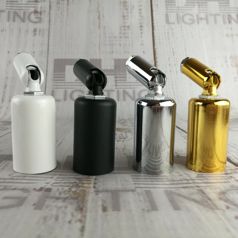 

Sample price black/chrome/gold color E14 iron cover with ceramic socket wall lamp fixture Edison bulb lamp holder