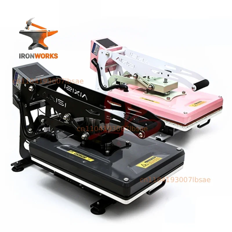 Heating Transfer Press Printing Machine T-Shirt Hot Stamping Printer for Clothes Design Artwork Digital 380x380MM 330x450MM Tool