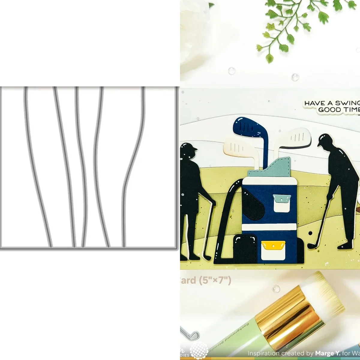 2026 New Wavy Lines Horizontal Metal Cutting Dies For Scrapbook Diary Decoration Embossing Template DIY Greeting Card Handmade