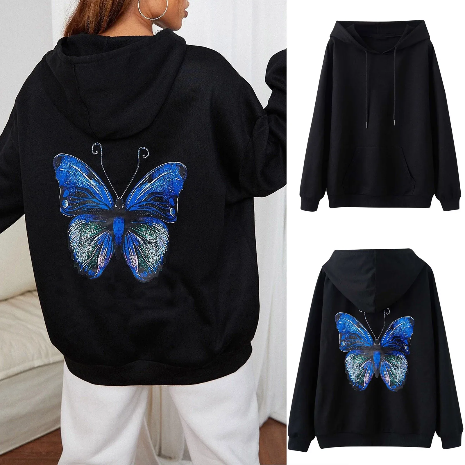 

Colorful Butterfly Petal Print Women T-shirt Fashion Short Sleeve ONeck T Shirt Female Cute Cartoon Tee Female Tops Clothing