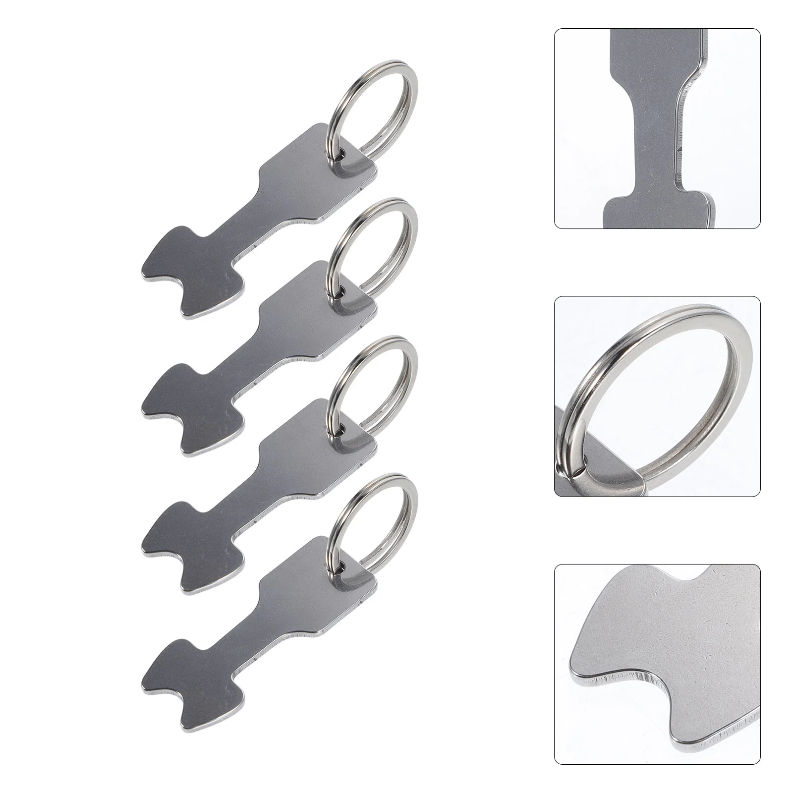 4 Pcs 프렛보드 스티커 카트 토큰 휴대용 트롤리 리무버 쇼핑 식료품 토큰
