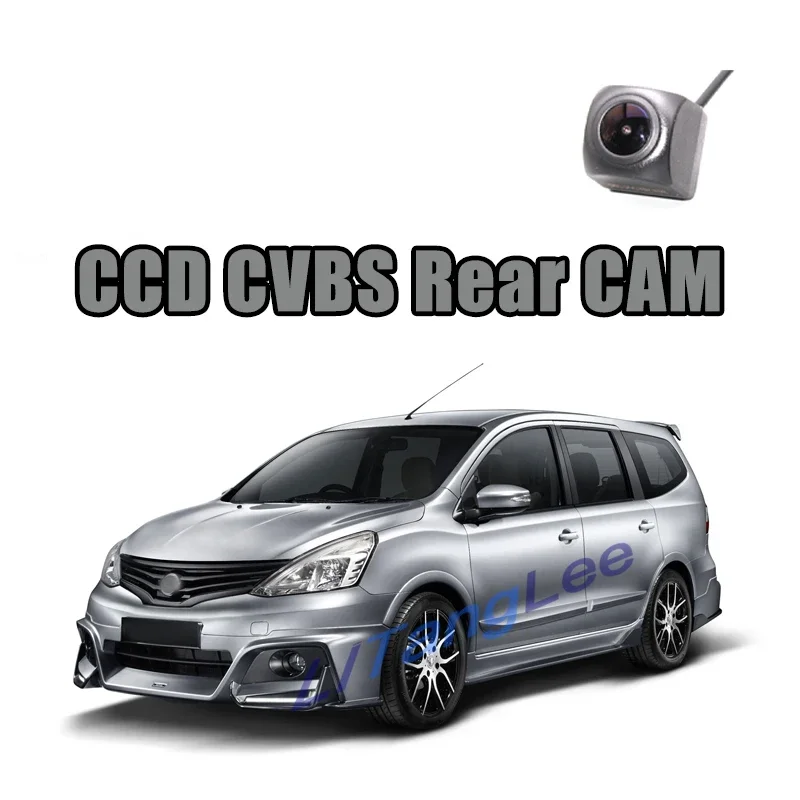 For Nissan Livina Grand Livina Pulsar Car Rear View Camera CCD CVBS 720P Reverse Night Vision WaterPoof Parking Backup CAM