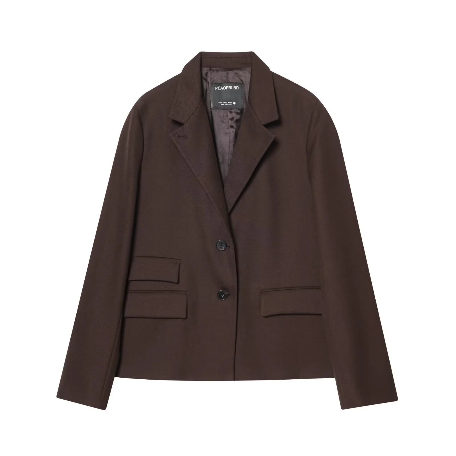 European and American style 2025 winter new French style design pocket embellished suit jacket + wide pleated skirt