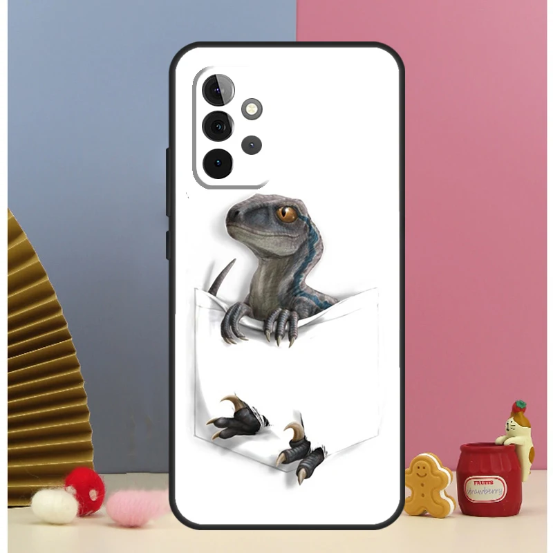 Funda con diseño de dinosaurio para Samsung Galaxy A56 A16 A36 A13 A33 A53 A17 A57 A54 A34 A14 A15 A35 A55 A12 A32 A52