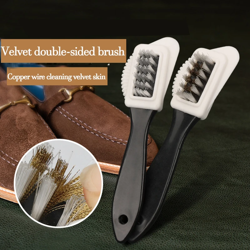 Multifunctional Cleaning and Care Brush Suede Boots Fluffy Shoe Brush Sports Shoes Suede Brush Shoe Wiping Brush Cleaning Agent