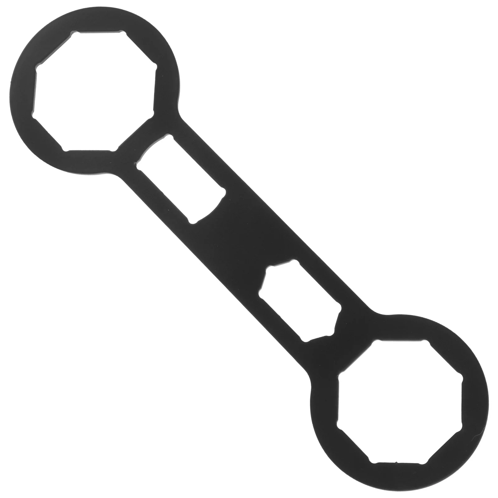 

Motorcycle Front Fork Wrench Heavy Duty Iron Front Shock Absorber Repair Installation Tool Fork Cap Removal Wrench Easy Use