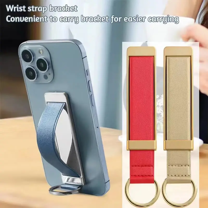 

New Wrist Band Cell Phone Holder Finger Grip Stand Push Back Sticked Bracket for iPhone Samsung Xiaomi Xiaomi Simple Fashion