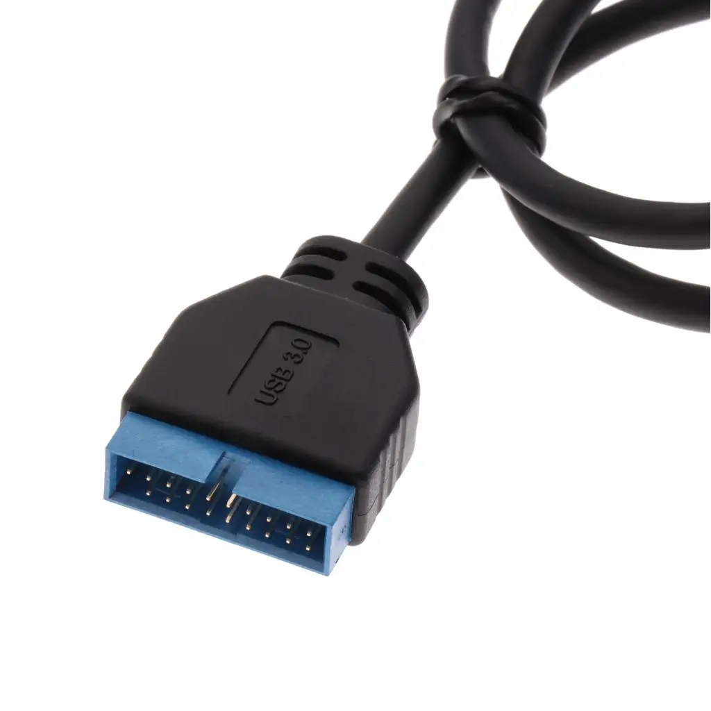 USB 3.1 to USB 3.0 Front Panel Header Cable Black 20pin Adapter for ASUS ROG STRIX Z270G PC