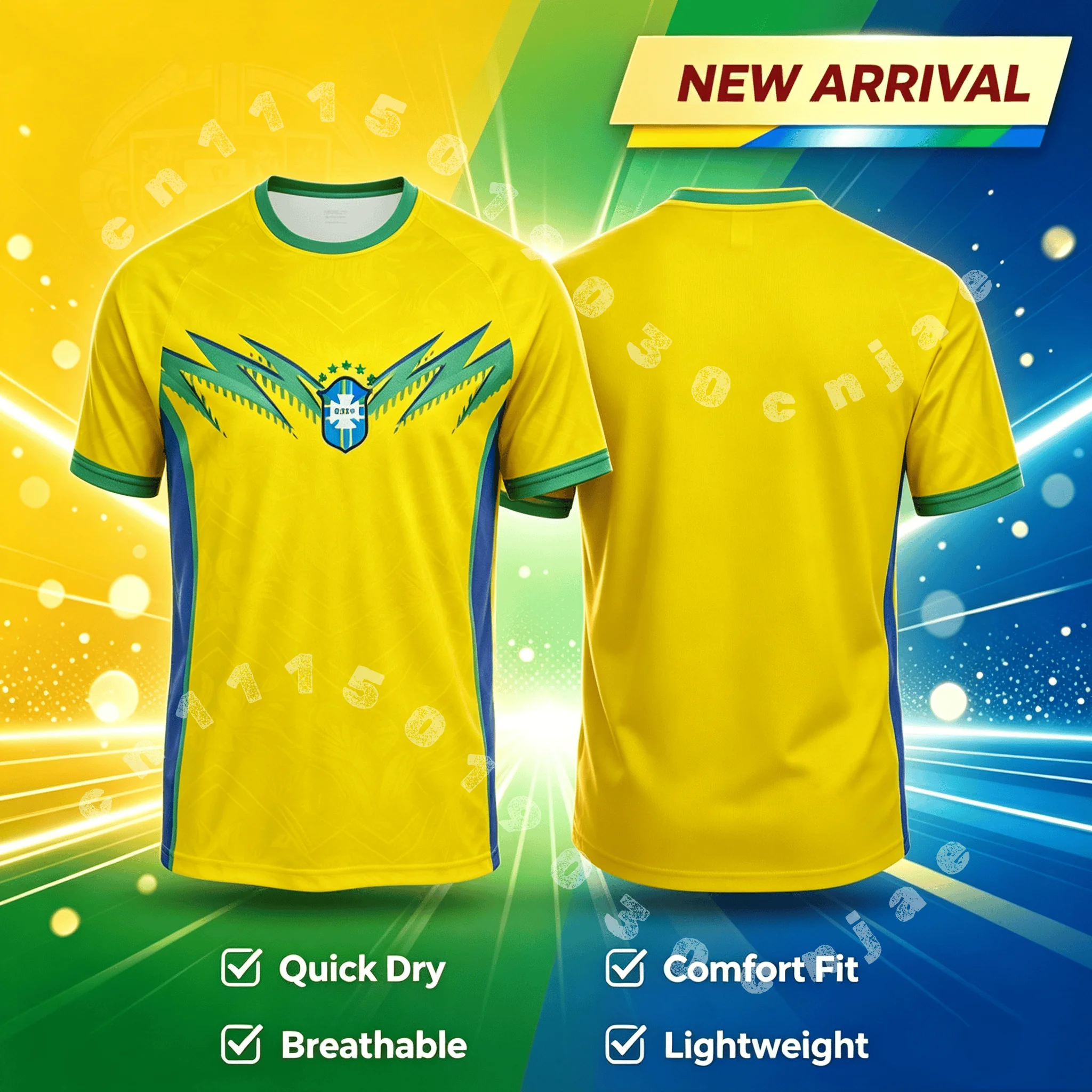 Brazil Samba Dancer Summer 2026 WC Football Jersey 3D Printed Cheerleading Team Men T-Shirt Family Kid Fans Footy Sportswear Y2K