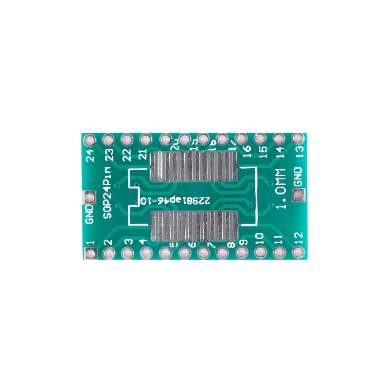 Parche de placa adaptadora SOP24/SSOP24 a placa de prueba IC de paso DIP1.0mm en línea