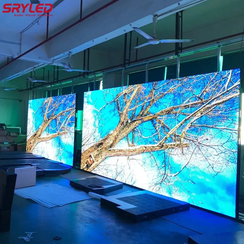 4x3m LED Display Screen Indoor Rental RGB P3.91 500×1000mm Cabinet RGB Concert Stage Background Full Color LED Video Wall Panel