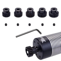 32P 5mm Pinion Gear 17T 18T 19T 20T 21T Hardened Metal Motor Gear Set for RC Buggy Car Monster Truck(for 0.8 Metric Pitch)
