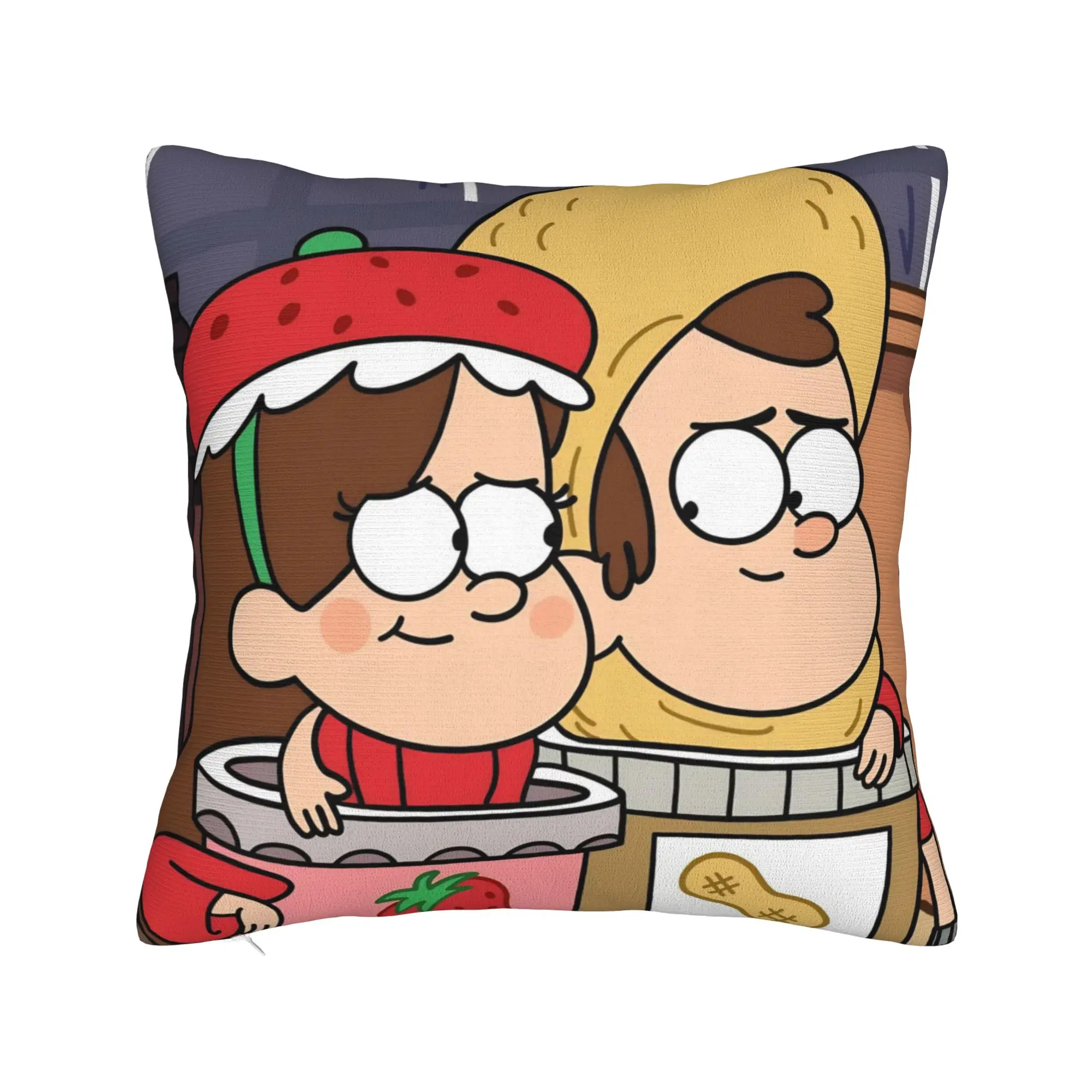 G-Gravity Falls Pillowcase Stuff Soft Cushion Cover Decor  Throw Pillow Case Cover Home Multi-Size