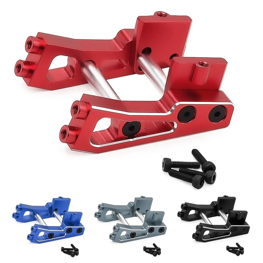 Aluminum Alloy Rear Wing Mount Set for Arrma Typhon Grom 1/14 RC Car, 223S BLX MEGA Upgrade Parts, Reinforced Anti-Flip Guard