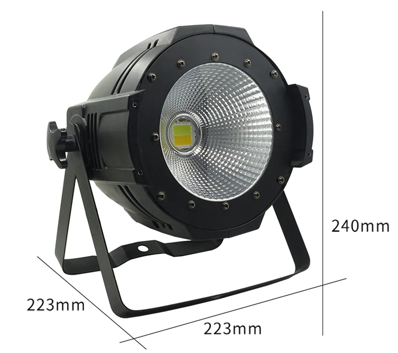 8 pieces Led Par Light Warm and Cold White 100W 200W Led COB Stage Par Lights for Church