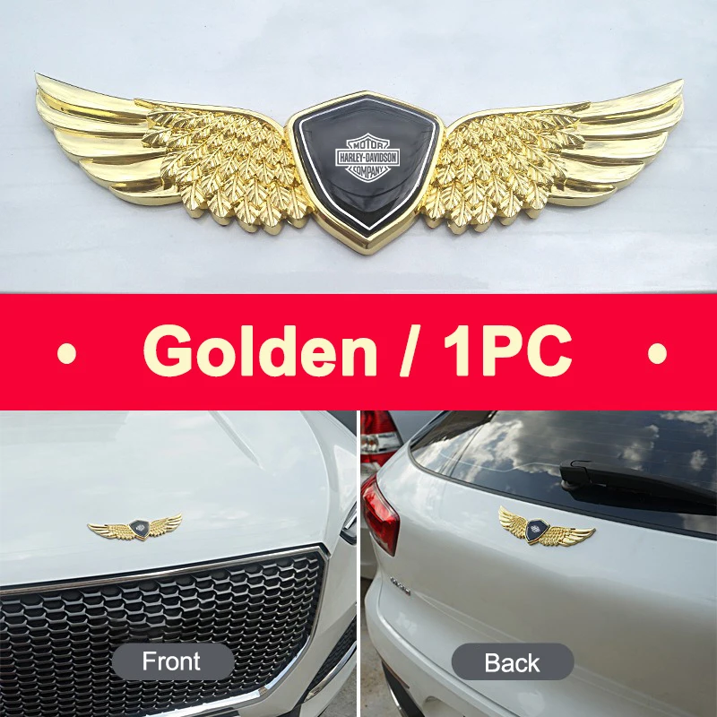 

3D Metal Styling Car Wing Side Mark Sticker Decor Accessories For Harley Davidson Pan America Classic ADV 1250 PA1250 PANAMERICA