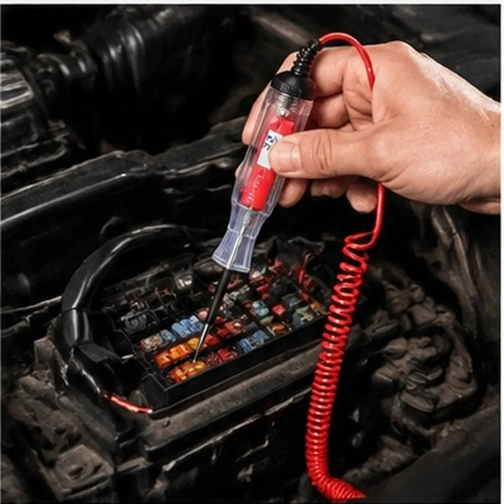 3-48V Automotive Test Pencil Digital Display Circuit Tester Repair Pen Car Electrical Voltage Checker Backlight LCD Screen High