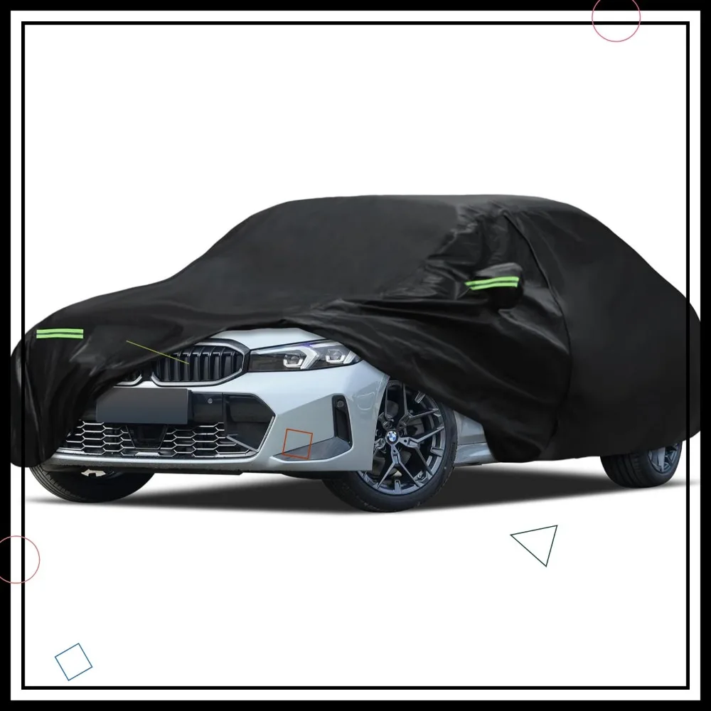 

Universal Waterproof Car Cover with Zipper and Cotton Lining, All-Weather Protection for Vehicles