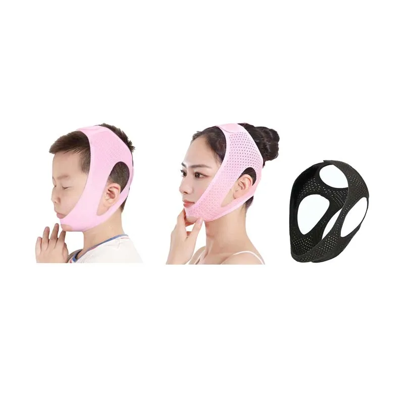 Anti-snoring Face Supporter Chin Fixing Belt Triangular Strap Mouth Guard Bangdage Adults Children Breath Health Snore Stopper