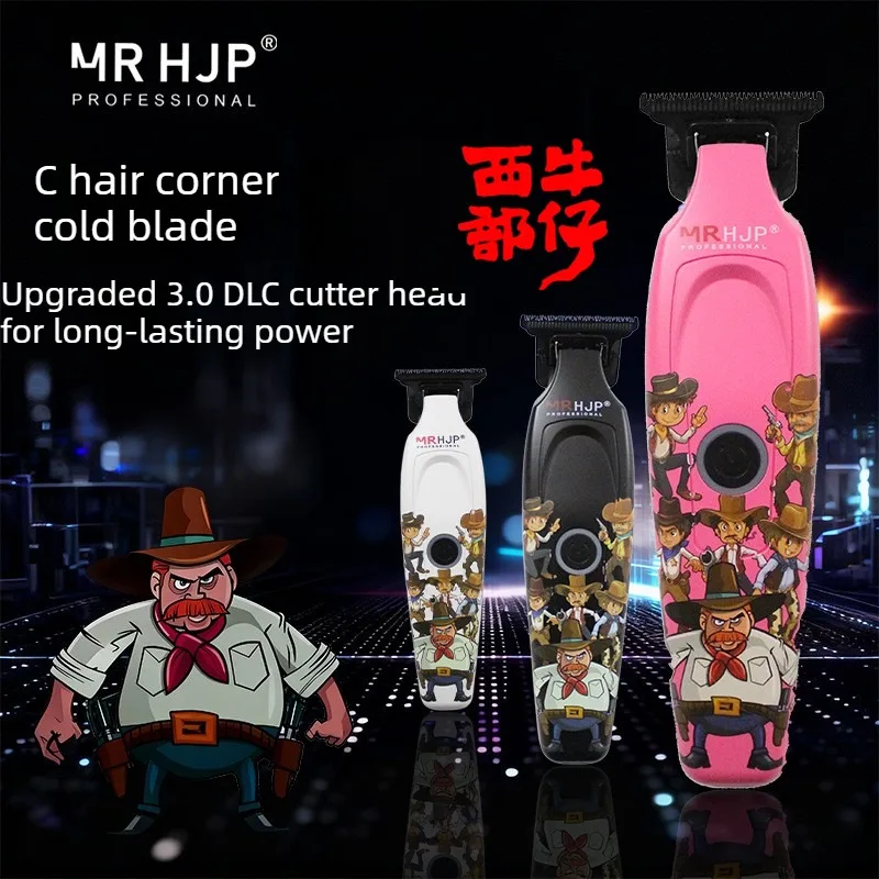 D10New Professional Hair Trimmer For Men 7200RPM High Speed Motor DLC layer Blade Usb Charging With 3 Guide Combs Barbers