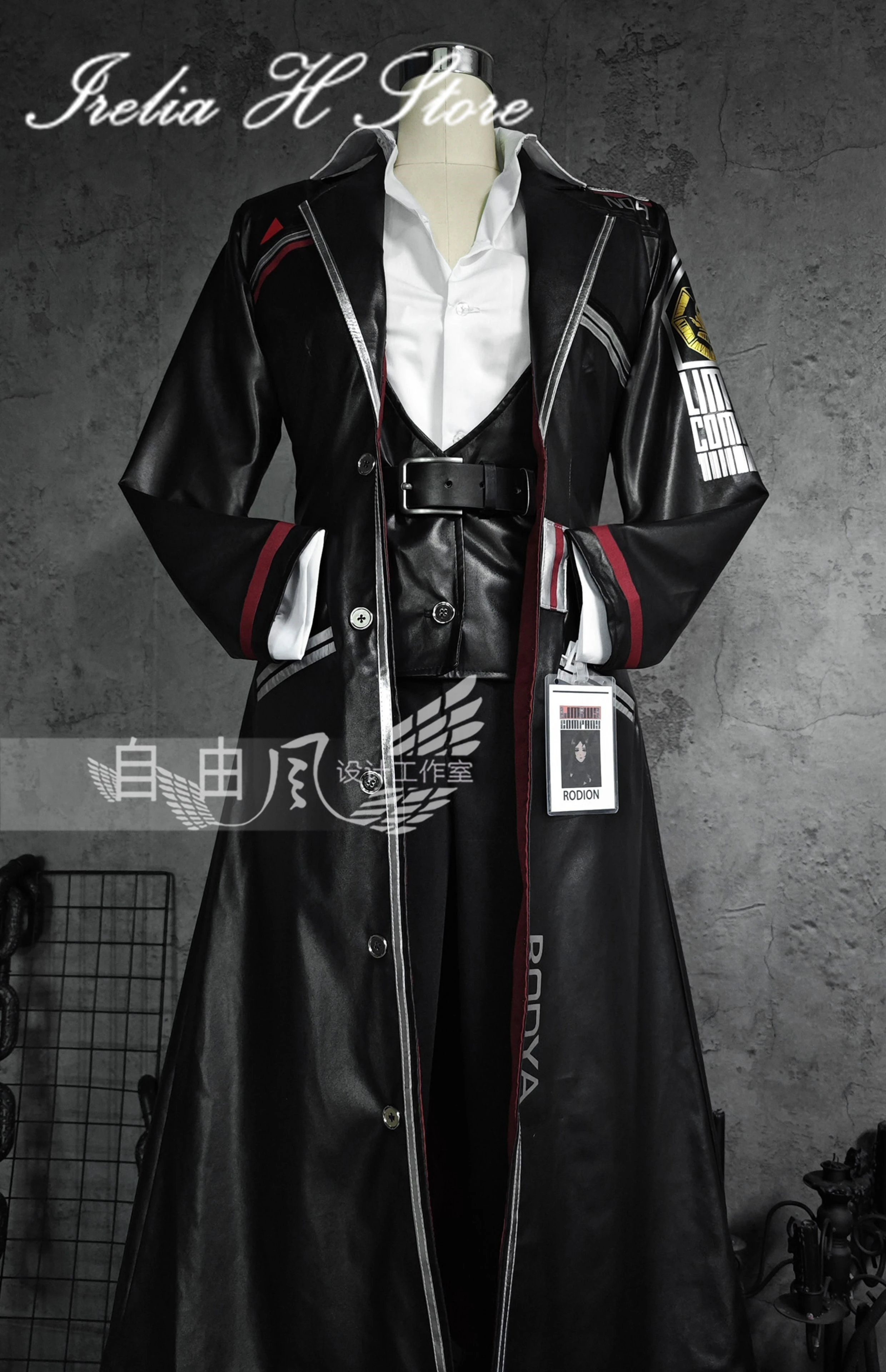Irelia H Store Limbus Company Rodion Cosplay Costume leather trench halloween cosplays anime can custom size made