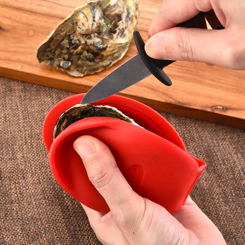 1 Uds. Clip de mano para descascar ostras, herramienta abridor de mariscos, herramienta de cocina para mariscos, cuchillos para ostras, herramienta abridor