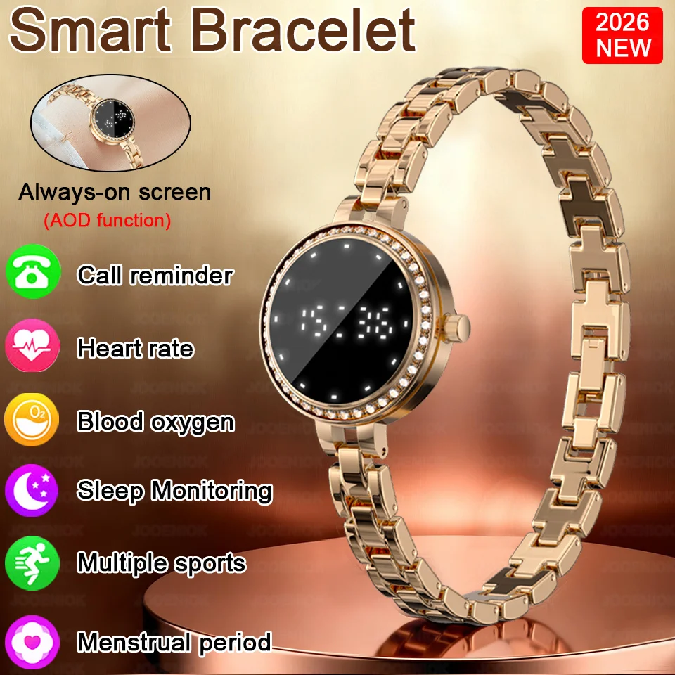 

Sports Smart Bracelet Women Men Health Monitoring Fitness Waterproof Smart Watch Message Reminder Heart Rate Sleep Smart Band