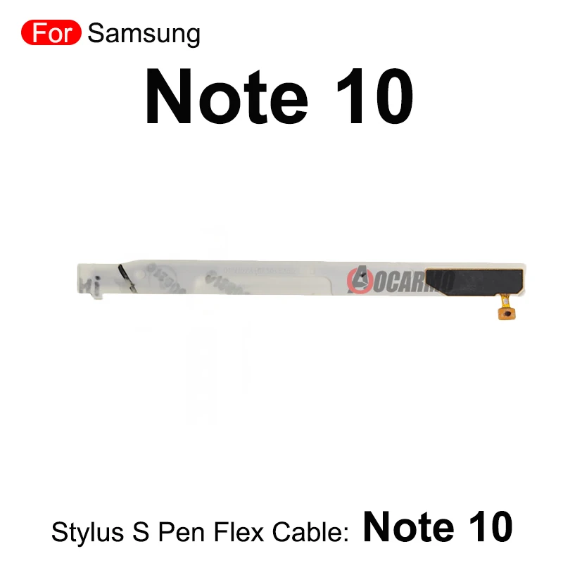 Bobina de inducción inalámbrica con cable flexible Touch Stylus S Pen con placa de plástico para Samsung Galaxy Note 20 9 10 Plus S24Ultra S23U S22U