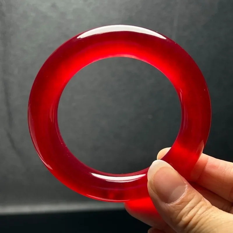 

Natural Quartzite Red Bracelet Fashionable Simple Jade Bracelet Jewelry Bracelet