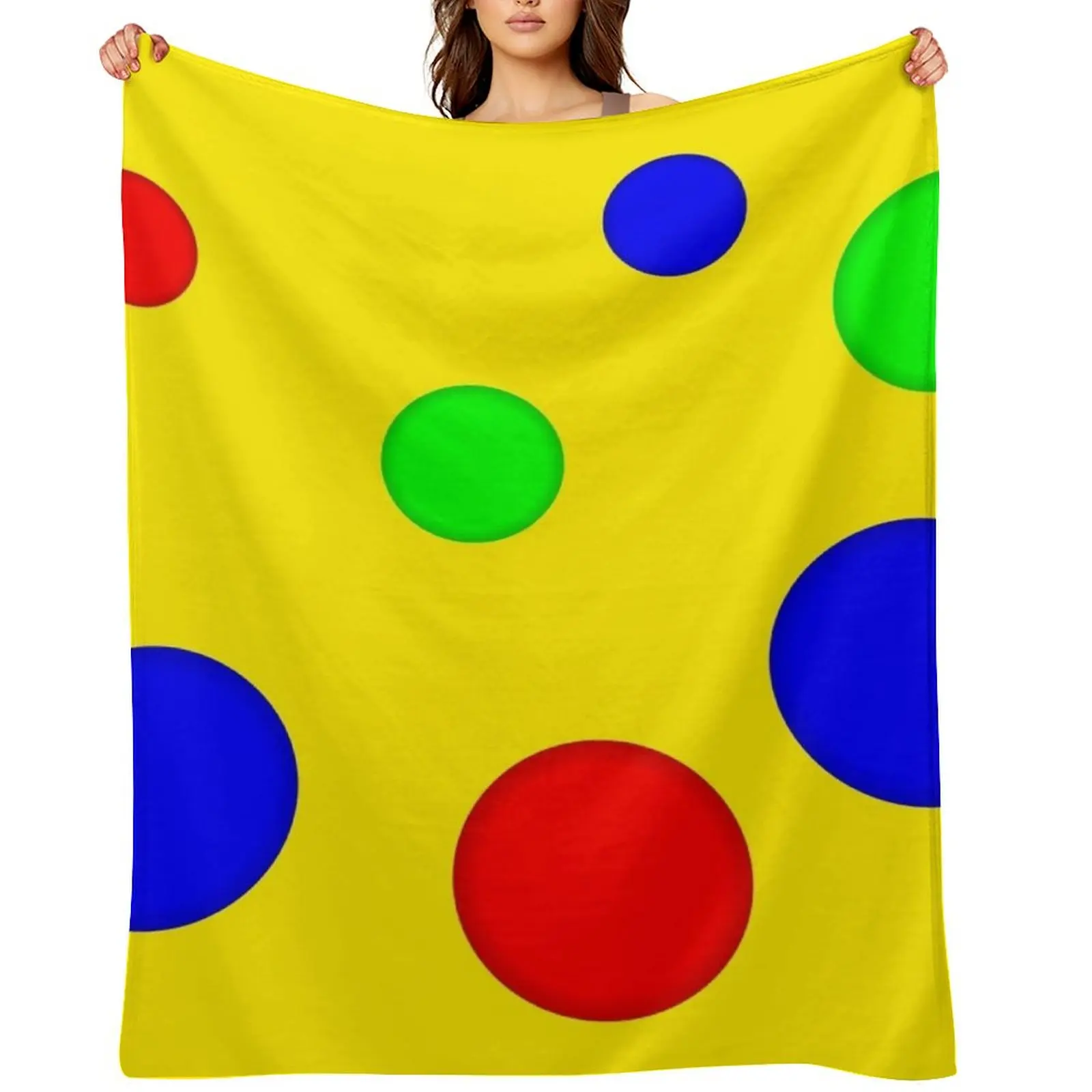 

Spotty Pattern | Mr Tumble's Spotty Throw Blanket wednesday Travel for babies Plaid on the sofa Blankets