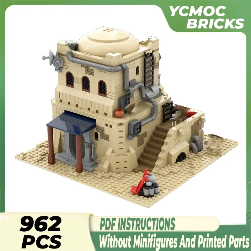 Modelo de película estrella Popular, ladrillos de construcción Moc, tecnología de ciudad del desierto espacial, bloques modulares, regalos, juguetes de Navidad, conjuntos DIY de montaje