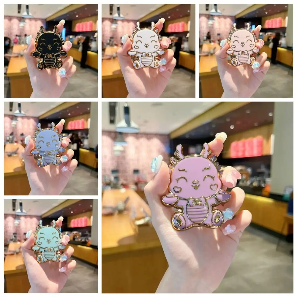 

Cartoon Dragon Mobile Phone Holder Foldable Metal Folding Phone Desktop Stand Animals Adjustable Table Phone Holder Universal