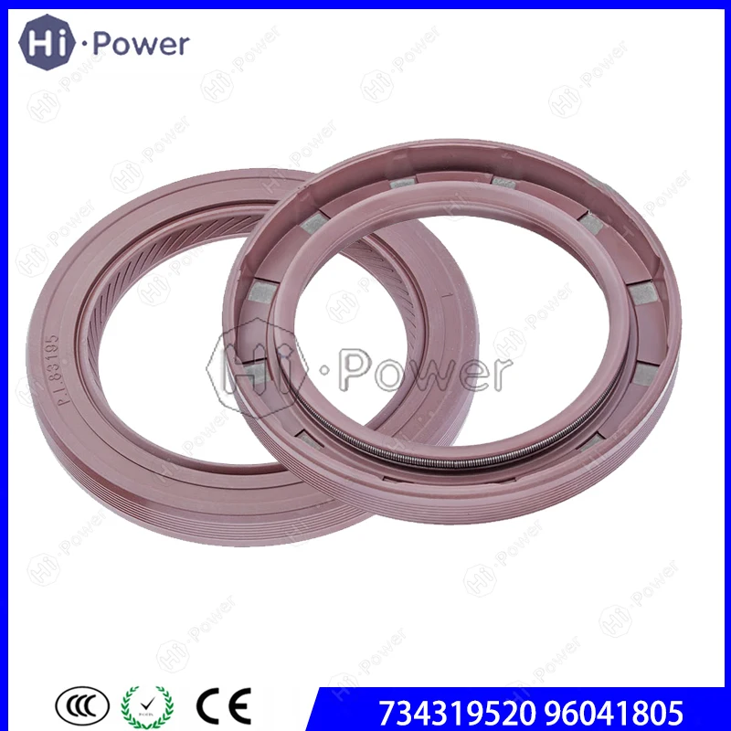 2Pcs 4HP20 5HP24 Transmission Oil seal left Range Rover 4WD Extension housing 5L40E 2WD 95-up 0734319520 96041805 45x62x7