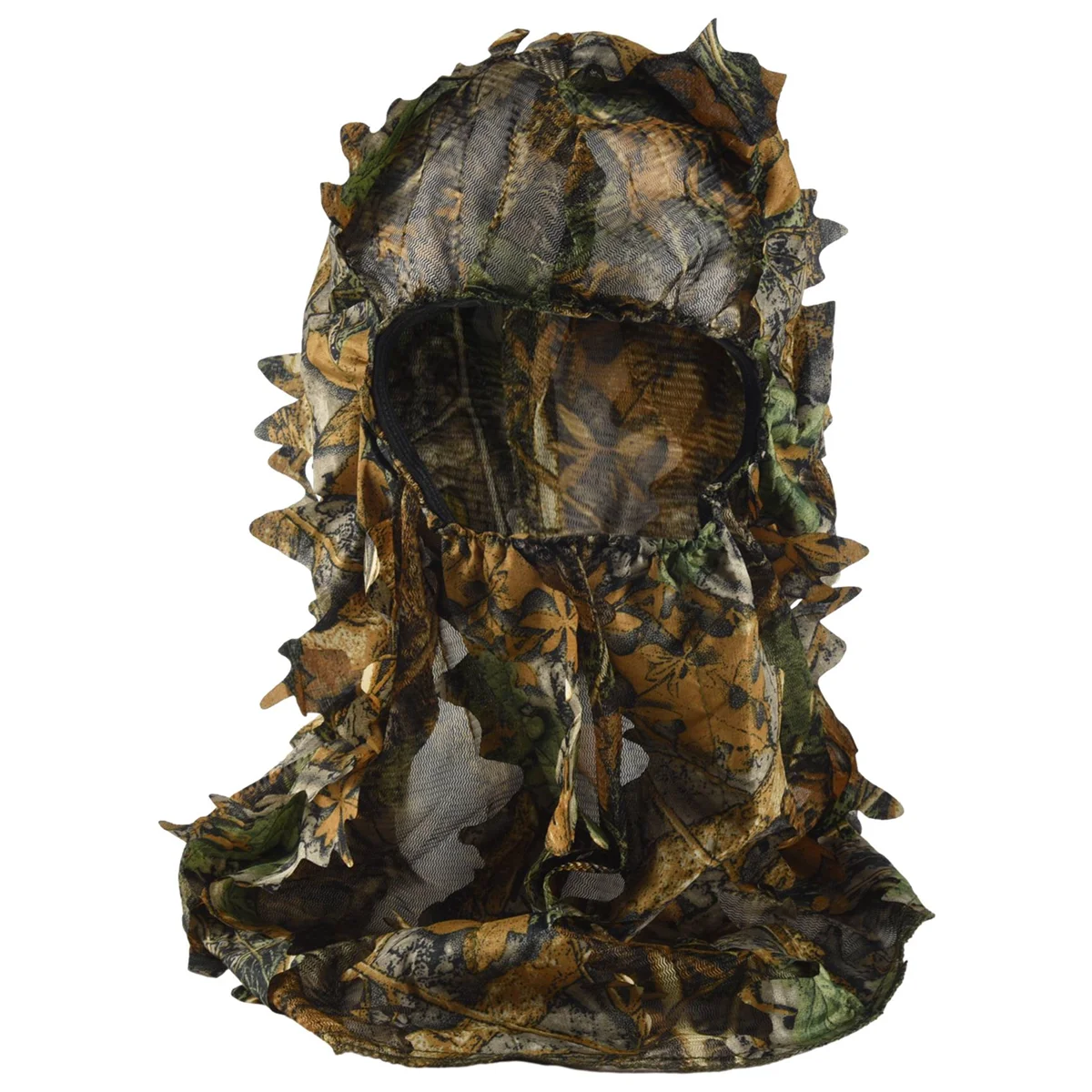 Camouflage Hunting Leafy 3D Face Mask Hood Outdoor Hunting Fishing Headgear Camo Hat