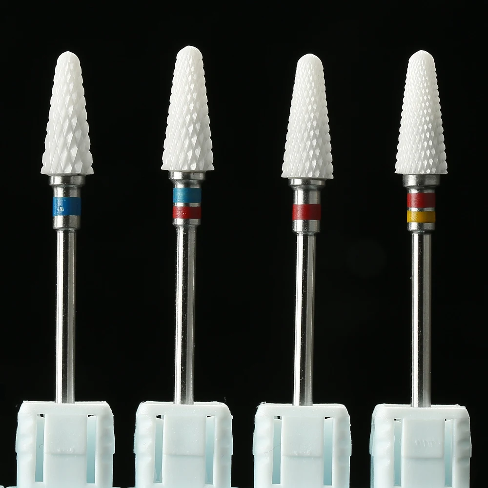 64 tipi fresa in carburo di ceramica per Manicure Pedicure punta per trapano rotante per unghie accessorio per trapano elettrico per Manicure strumenti artistici