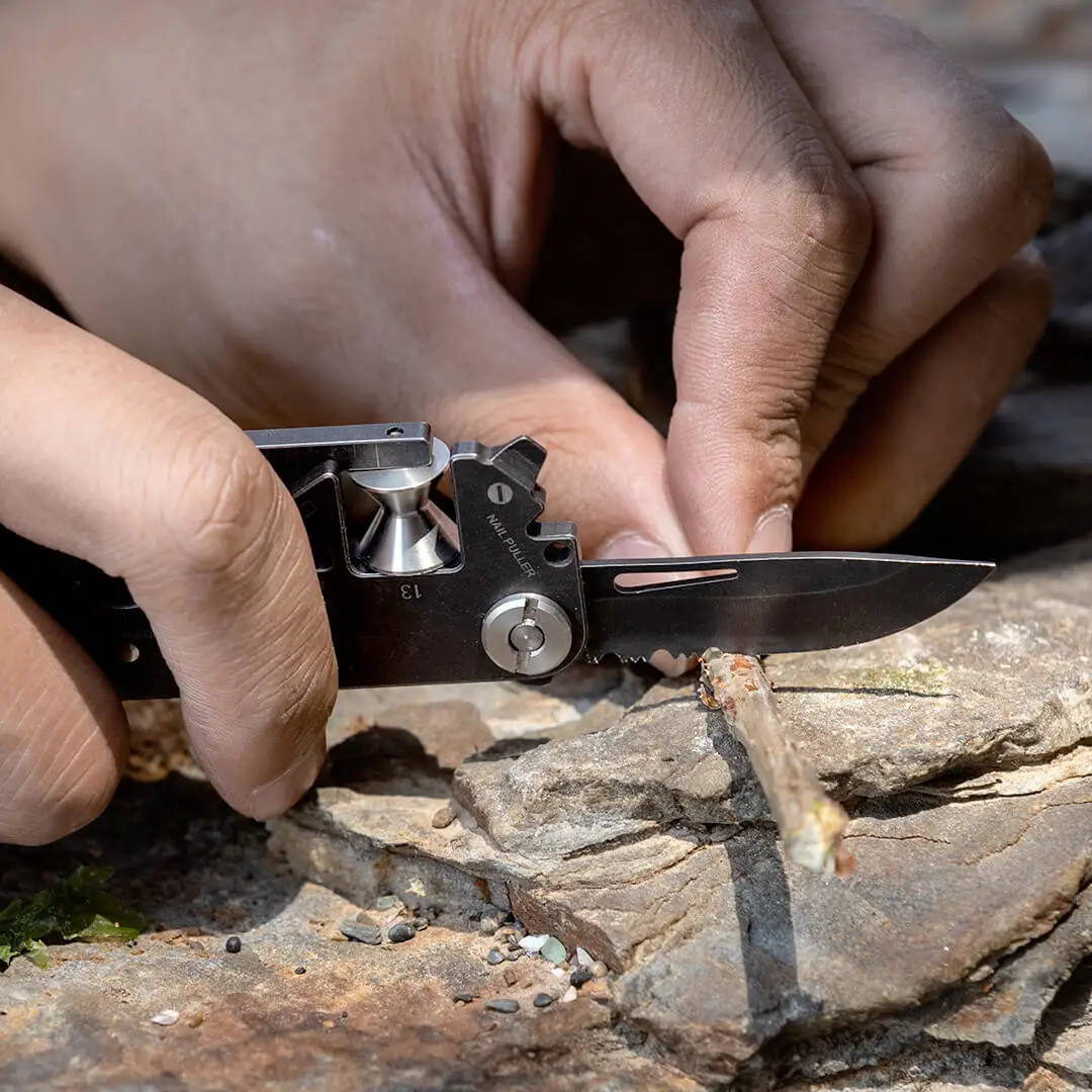 Youpin มัลติฟังก์ชั่ Mini EDC เครื่องมือ420เกรดสแตนเลสสตีล Multitool 28 In 1 Mini Hand Tool คีมไขควงที่เปิดขวด