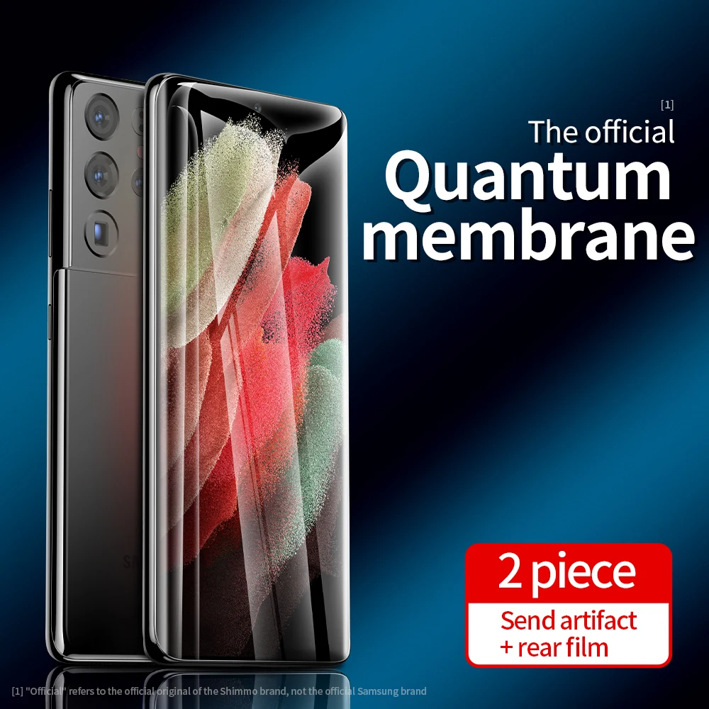 SmartDevil 삼성 갤럭시 노트 20 용 화면 보호기, 소프트 하이드로겔 필름, 풀 커버, 스크래치 방지, S21 울트라 S20 플러스, 2 개