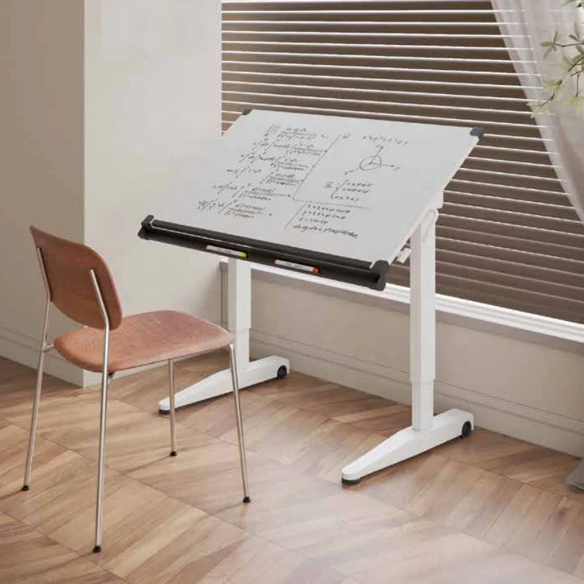 مكتب رسم حديث قابل للتعديل بارتفاع متحرك للفنانين والطلاب المعماريين للاستخدام المكتبي والمدرسة أو المنزل والفندق #2