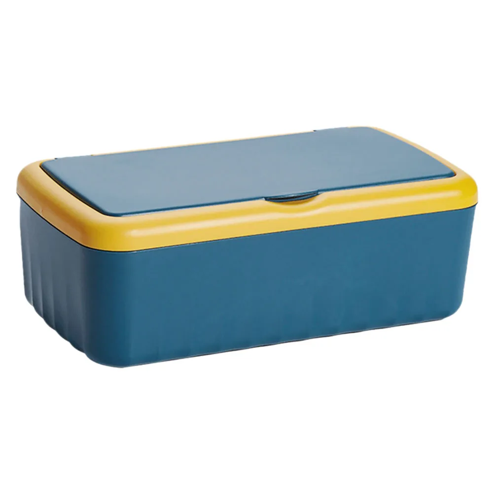 

Large Capacity Wet Sealed Rectangular Plastic Container For Home Use Bathroom Wipes Dispenser Wipe Holder With Lid