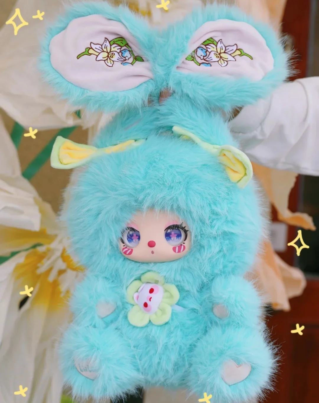 

In Stock Genuine Liila 600% V2 Tea Time With My Girl Series Blind Box Vinyl Plush Doll Tide Play Ornaments Collection Girl Gift