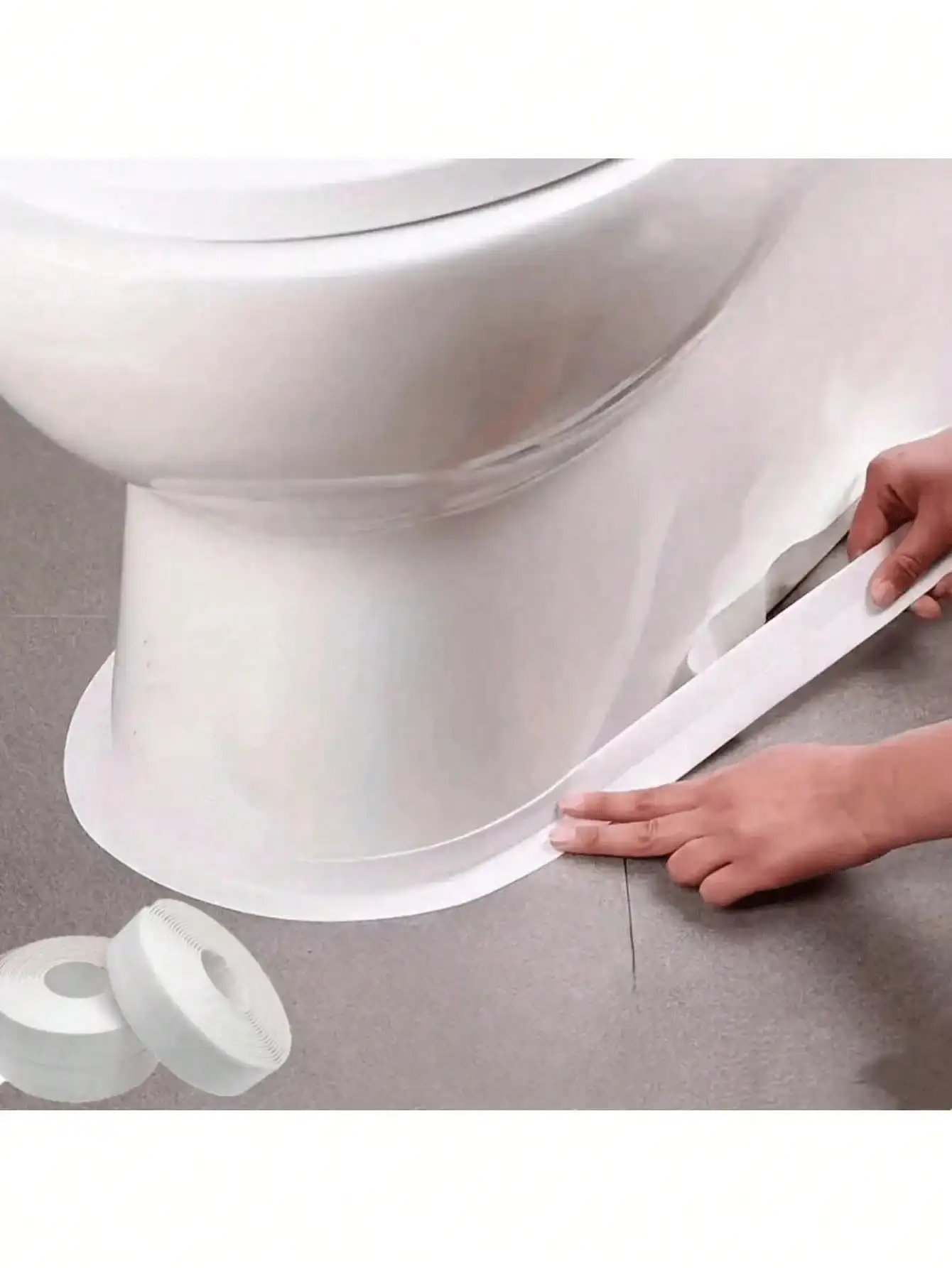 Waterproof Caulk Tape with Sealing Tool - Professional Anti-Mold Self Adhesive Caulk Strip for Bathtub, Kitchen, Bathroom Sink & Toilet Edge | Essential Home Improvement Apartment Must-Haves